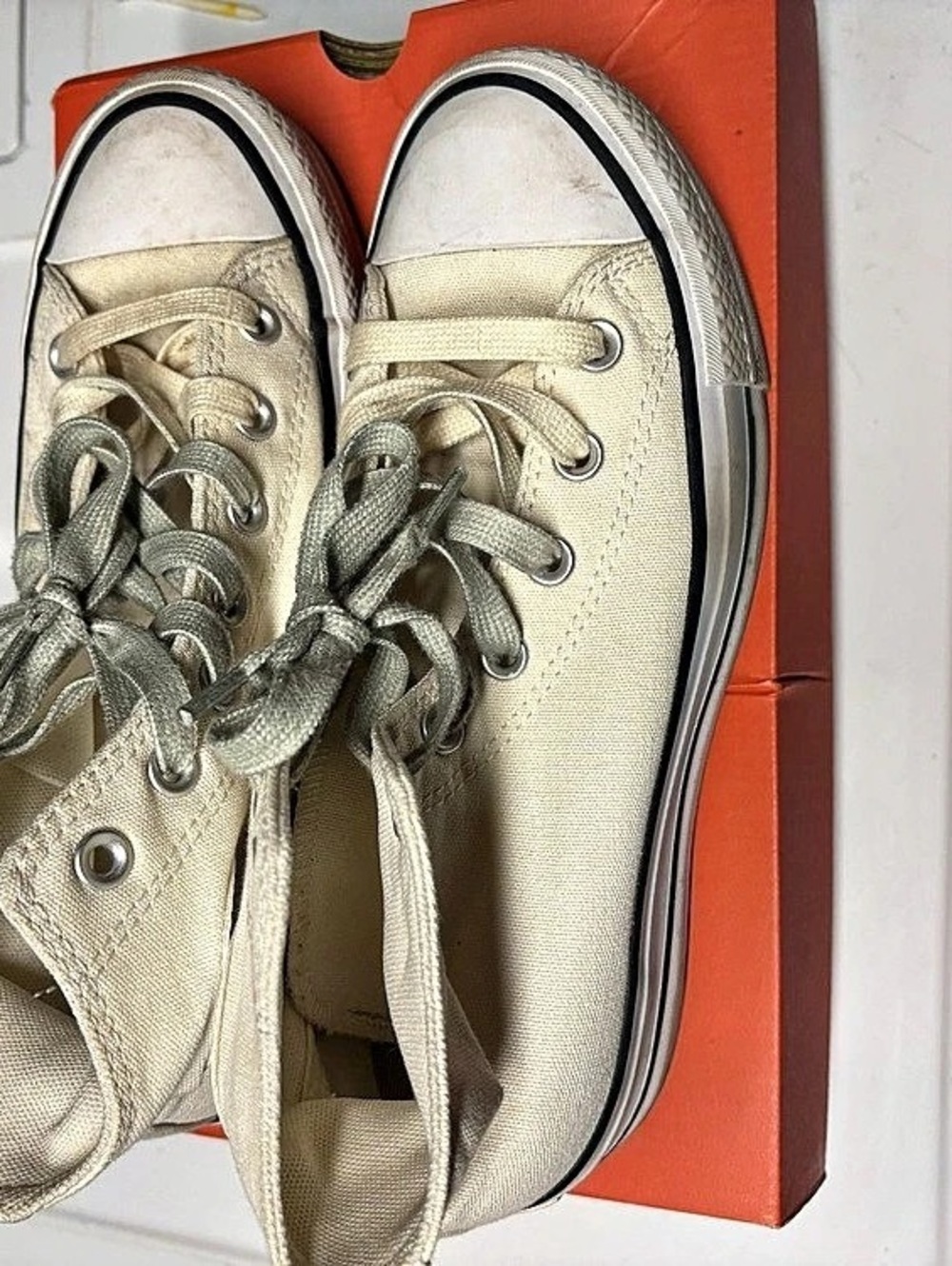 Converse Chuck Taylor All Star Lift Platform High Top Sneakers in Cream US 7.5